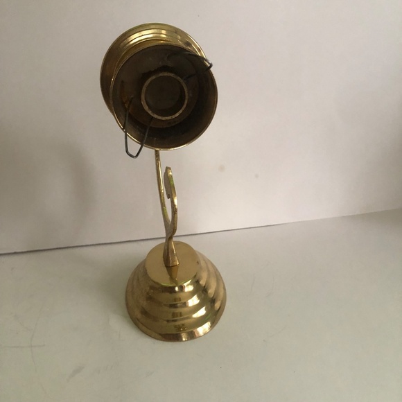 Vintage Brass Sconce with candlestick holder. Ornate Victorian like home decor - Picture 8 of 11